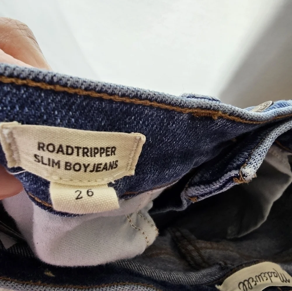 Madewell Roadtripper Slim Boyfriend Jeans Women's Size 26